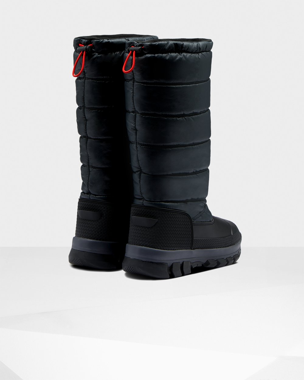 Hunter Original Insulated Tall Snow Boots - Buy Online Womens Black - QTZHDU579